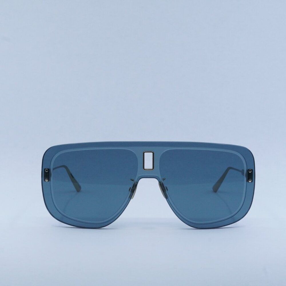🕶️ New Dior ULTRADIOR MU B0B0 Sunglasses - Gold Frame, Blue Lenses - Picture 2 of 11